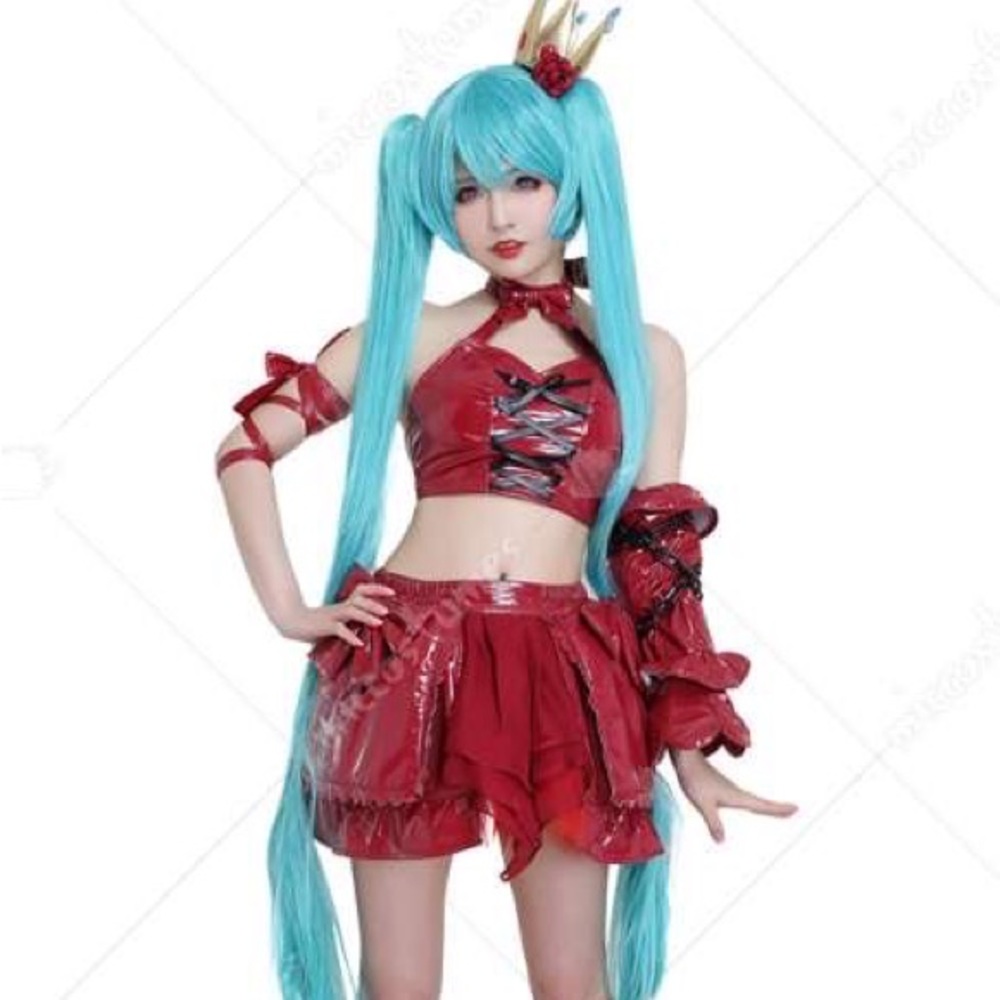 Hatsune Miku Project DIVA-F 2nd Vintage Dress Version w/Wig